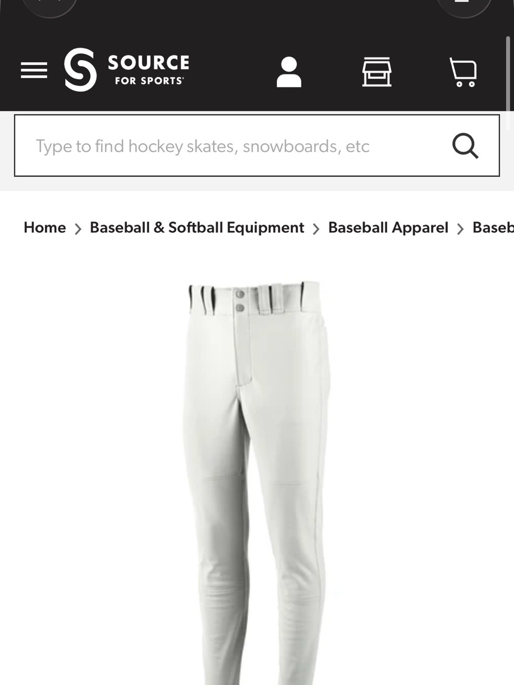 Mizuno Baseball Adult Medium White Tapered Fit Baseball Pants NWT